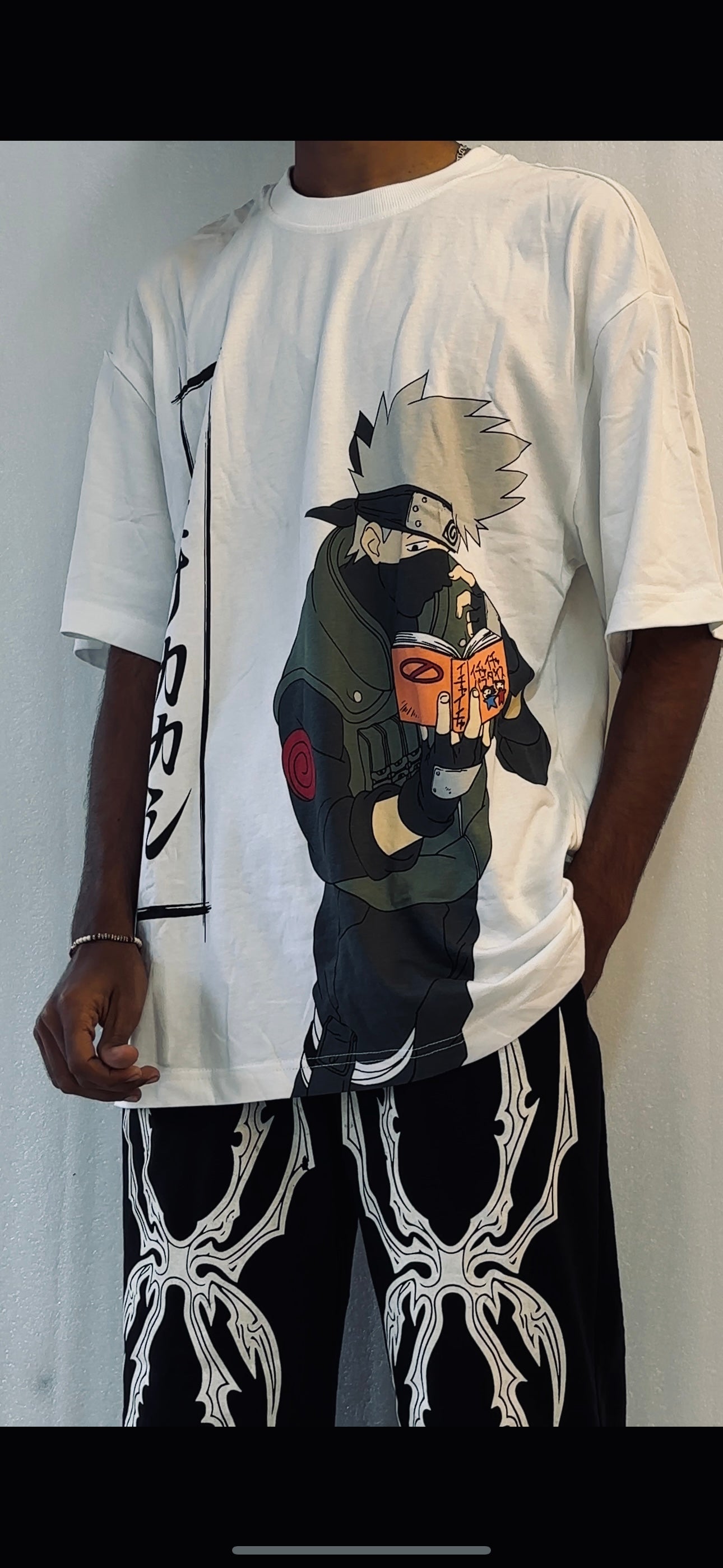 Kakashi from Naruto Anime T-shirt