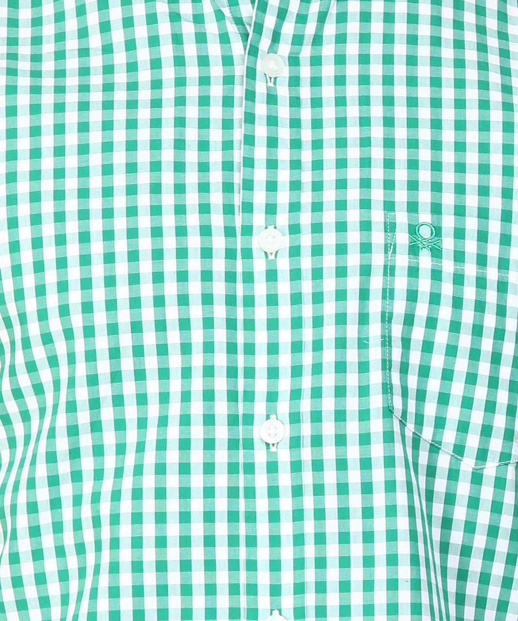 UCB green checked shirt