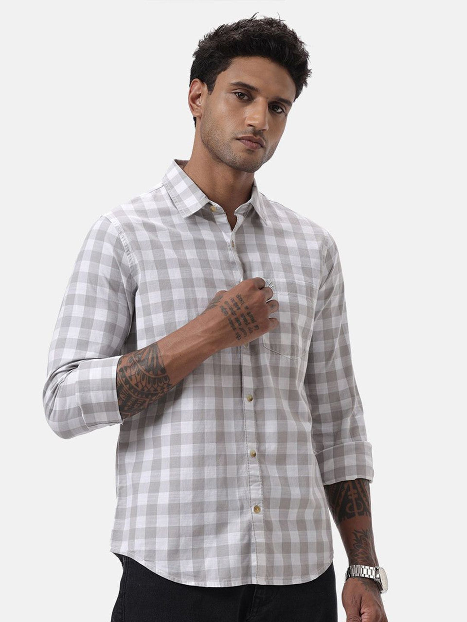 Wrogn checked shirt