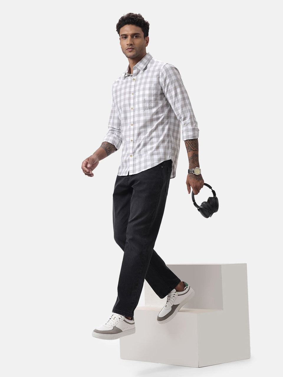 Wrogn checked shirt