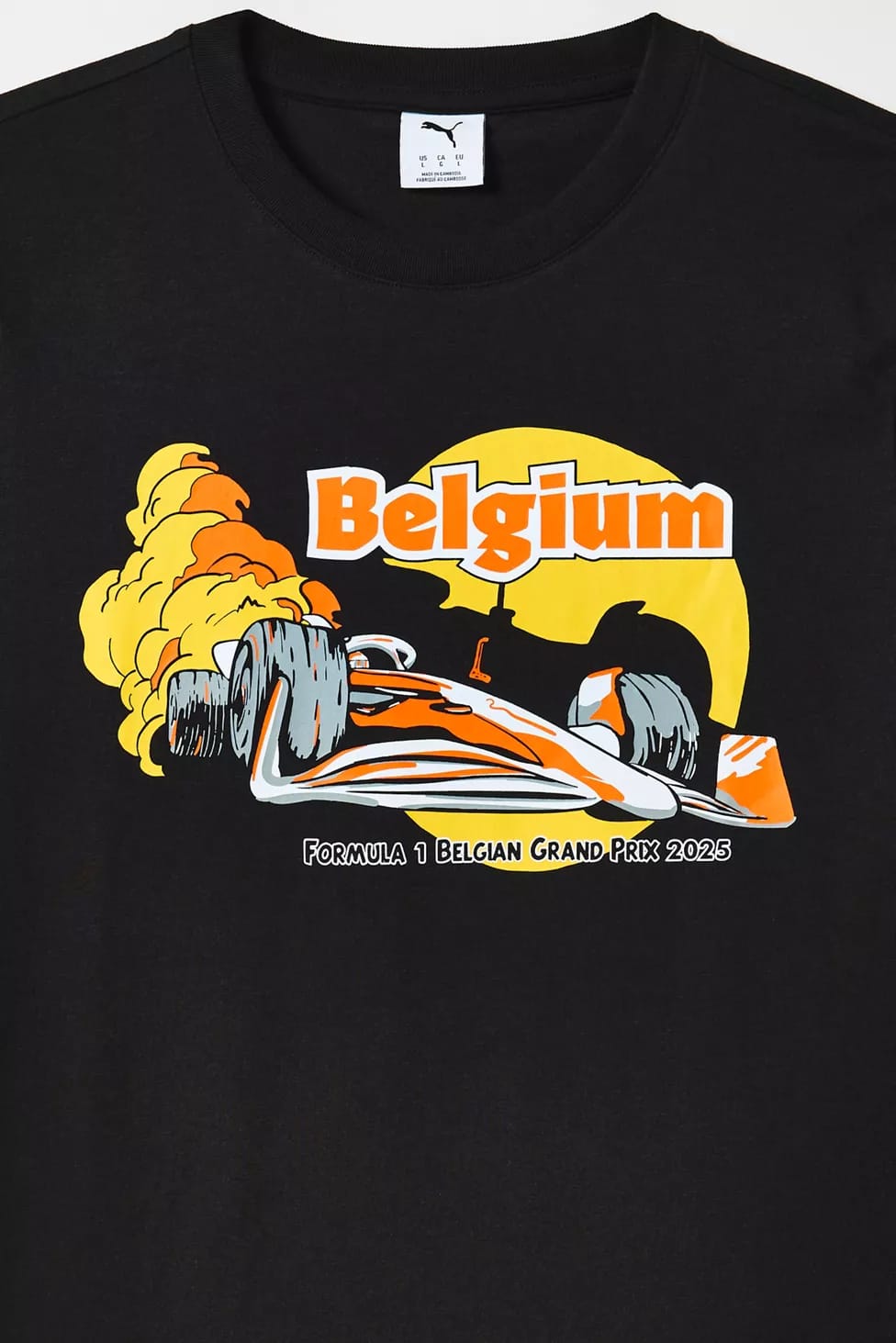 Puma Belgium F1 car racing Tshirt